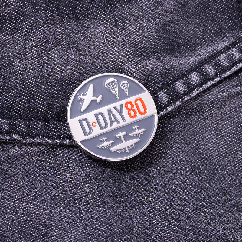 D-Day 80 Pin Badge