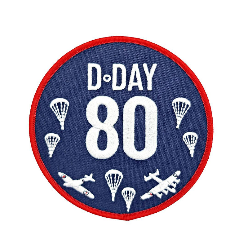 D-Day 80 Embroidered Badge
