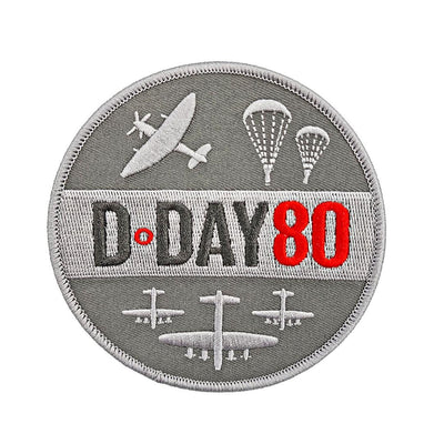 D-Day 80 Embroidered Badge