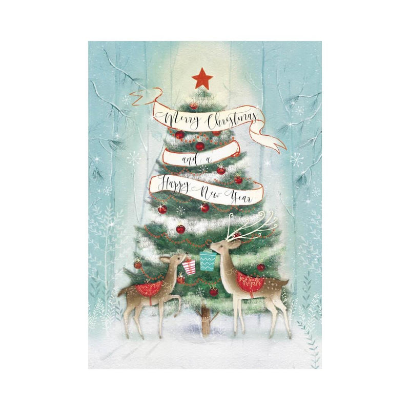 Woodland Tree Christmas Card (Pk 10) - RAFATRAD
