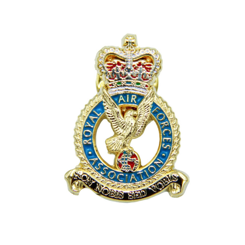 RAF Association Crest Lapel Pin - RAFATRAD