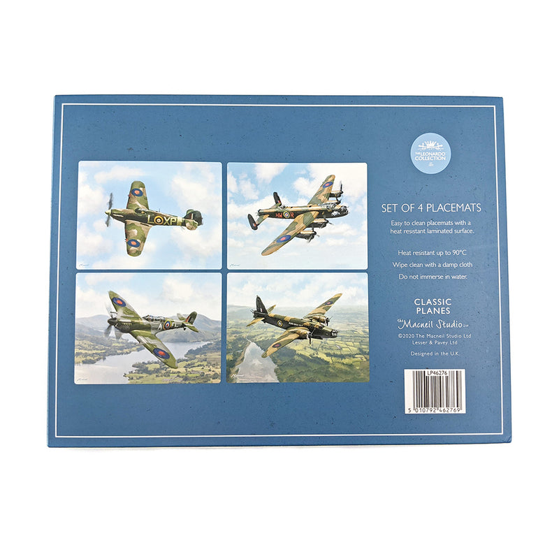 Classic Planes Placemats - Set of 4 - RAFATRAD
