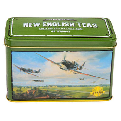 RAF Tea Bag Tin Spitfire