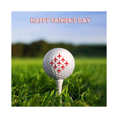 Red Arrows Golf Father's Day Card