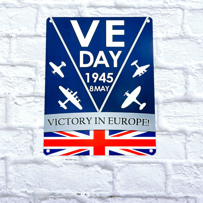 VE-Day Blue Mini Sign