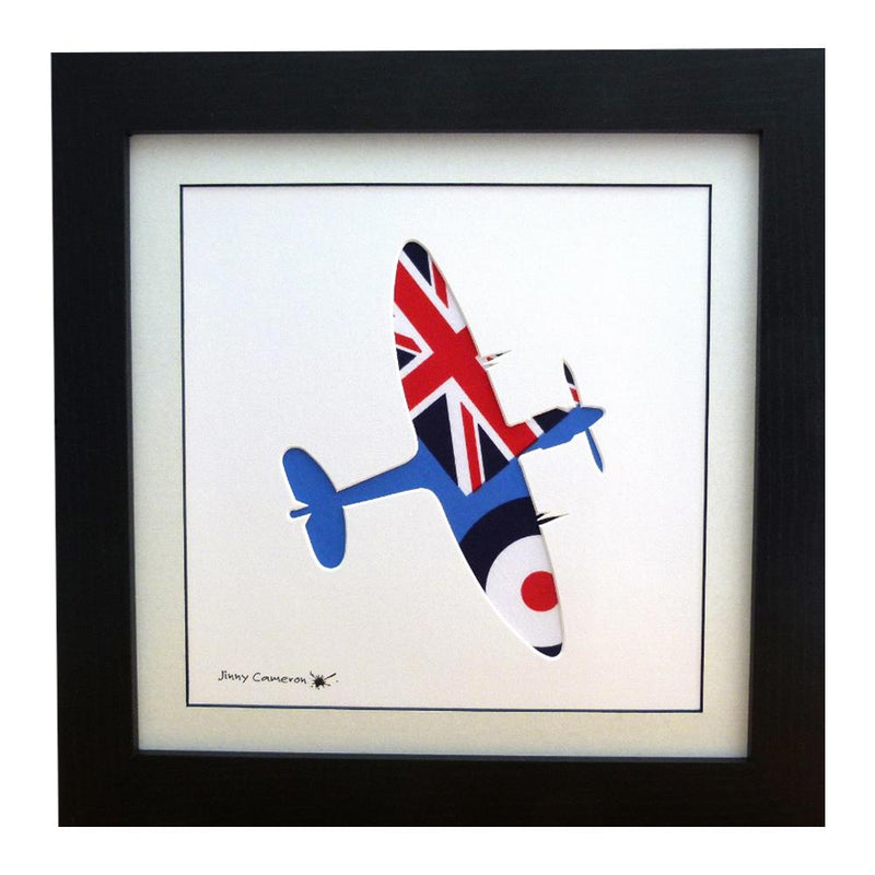 Spitfire Ensign Fabric Print