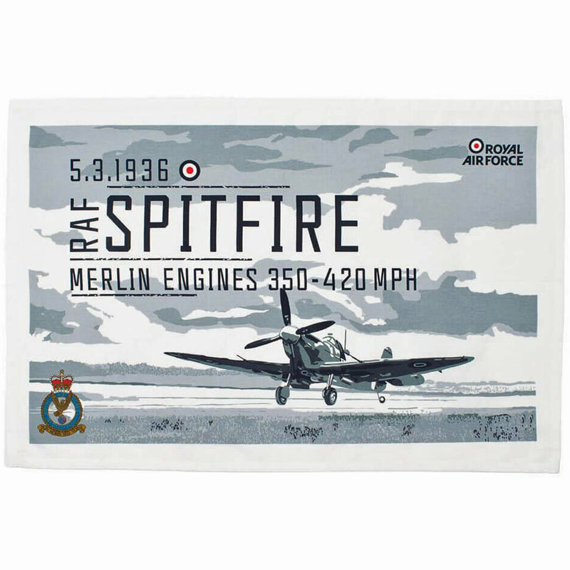 Spitfire Cotton Tea Towel - RAFATRAD
