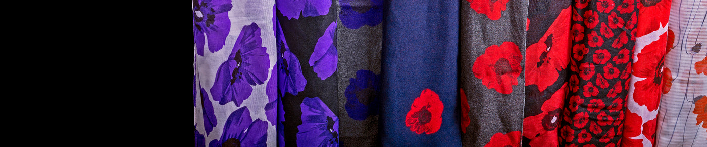 RAF Poppy Scarves and Accessories