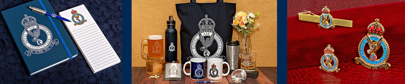 RAF Association Crest King's Crown Gifts