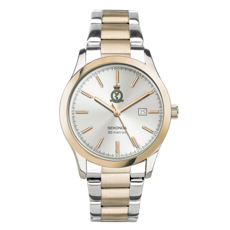 All Rafi Watch Ladies Two Tone RAF Association Crest Watch - Timeless Style - RAFATRAD