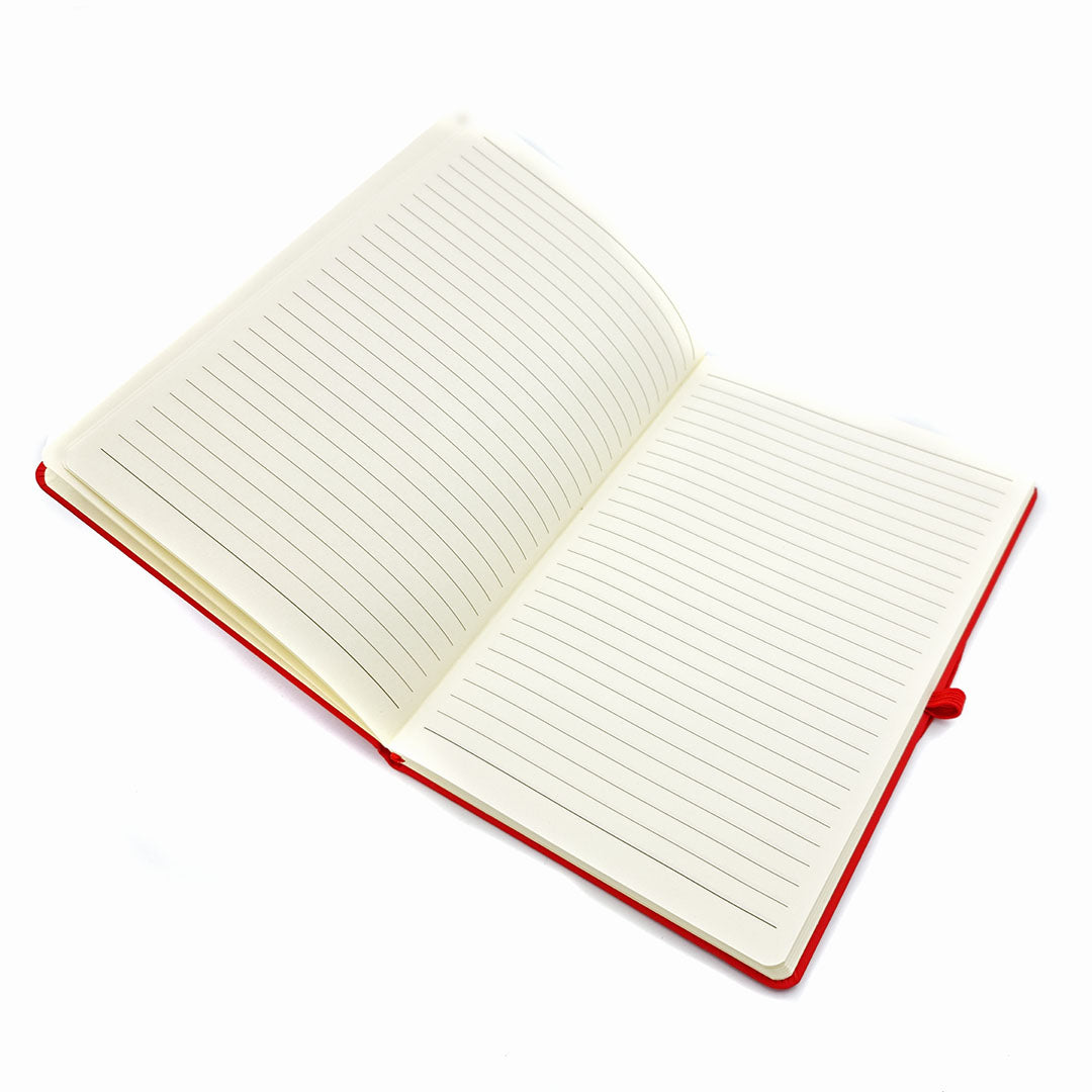 Stringless Red Notebook Red Arrows A5 Hardbound Notebook with Strap - RAFATRAD