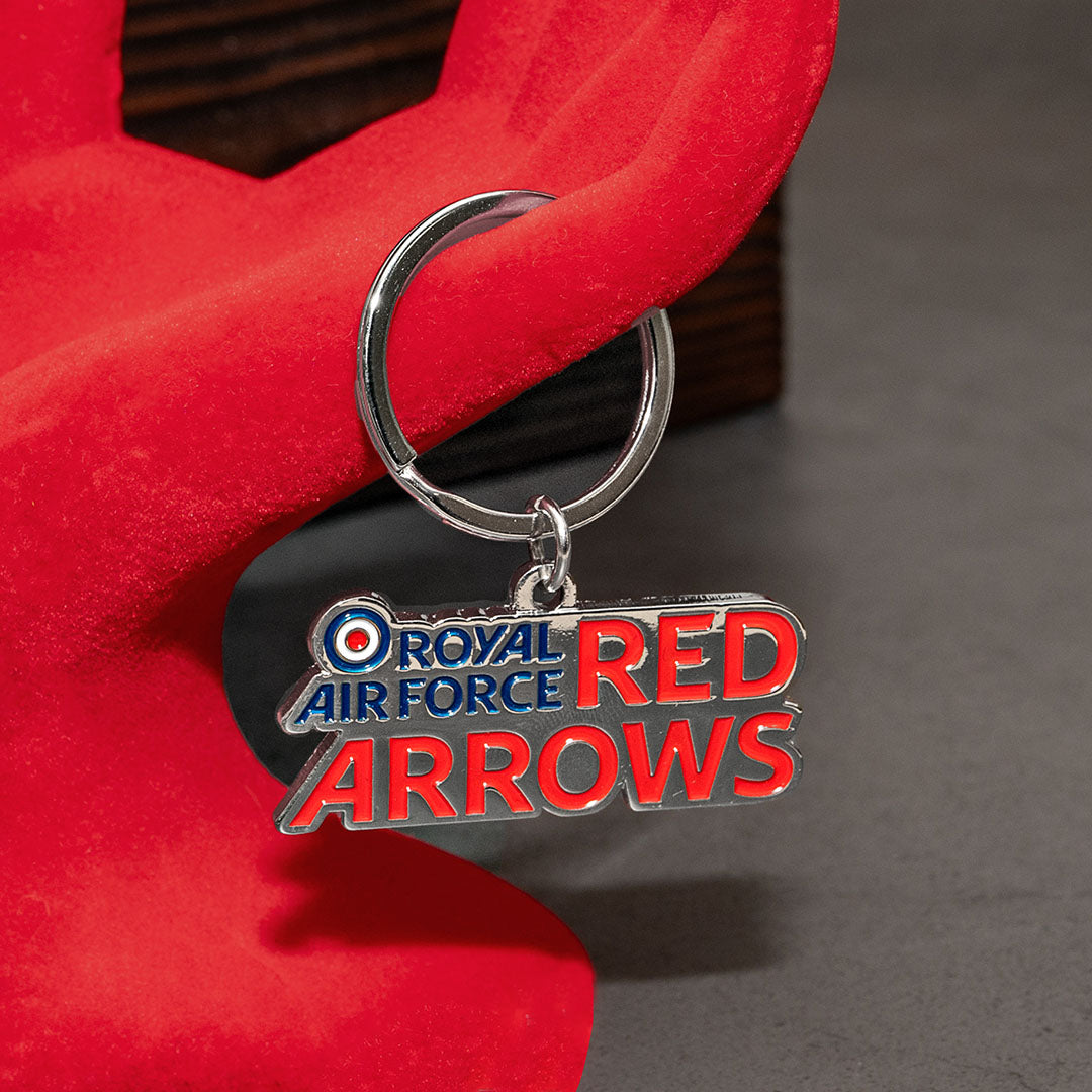 Red Arrows Logo Keyring RAFATRAD - Main Image