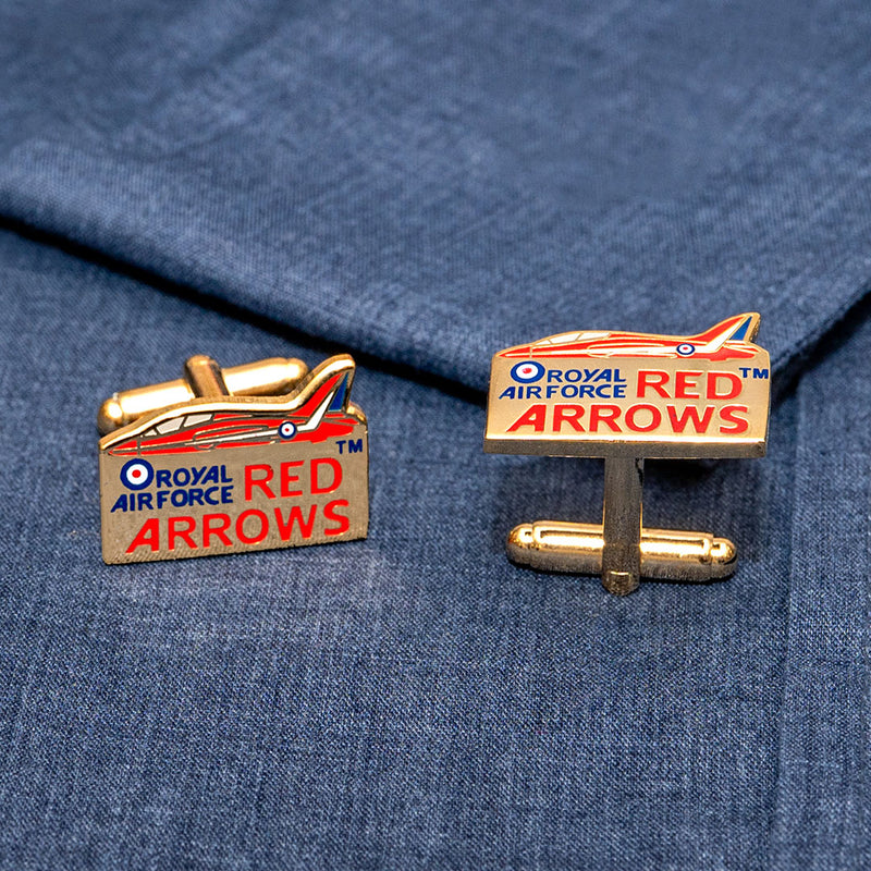 Red Arrows Gold Plated Cufflinks
