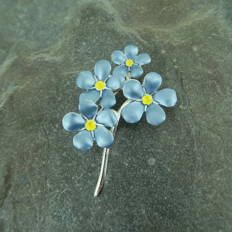 Forget me not brooch