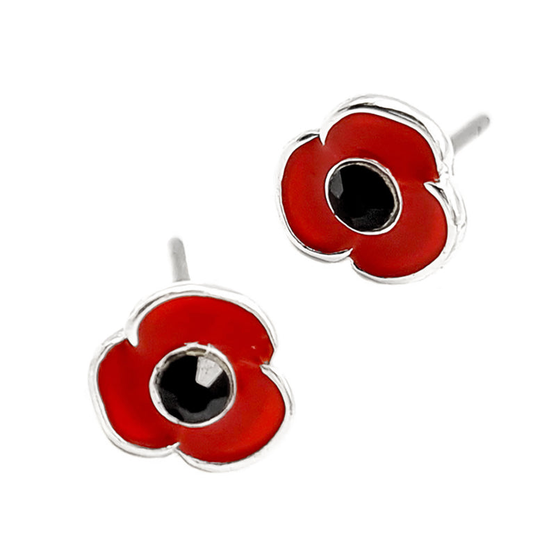 Small Poppy Stud Earrings