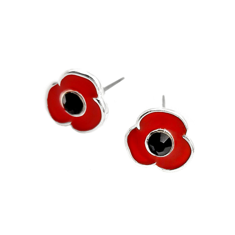 Small Poppy Stud Earrings