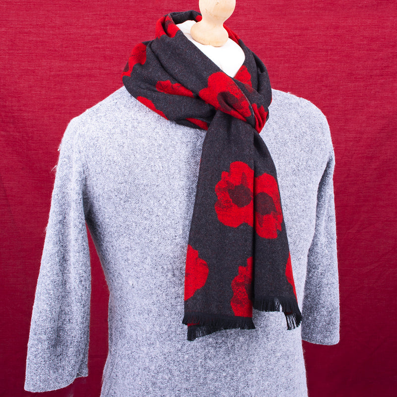 Red Poppy Scarf