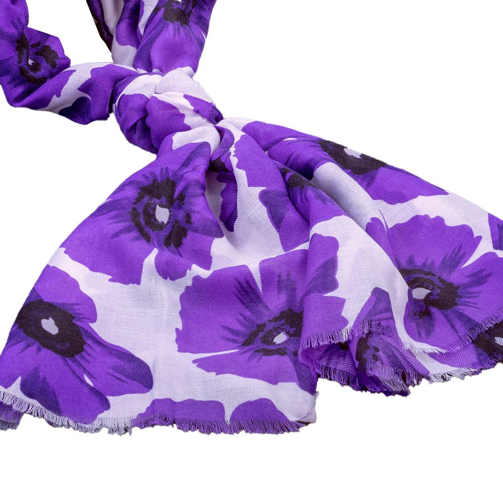 Purple Poppy Scarf | Remembrance | RAFA - RAFATRAD