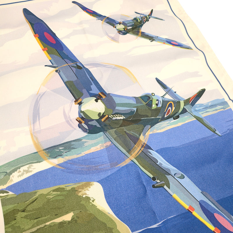 Spitfire Colour Tea Towel