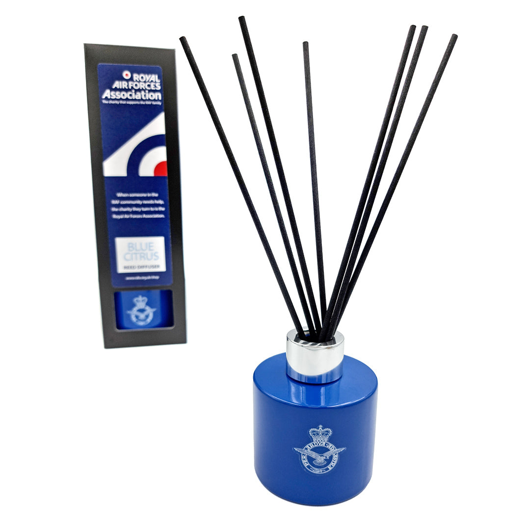RAF Crest Blue Reed Diffuser | RAF Gifts | RAFATRAD - RAFATRAD