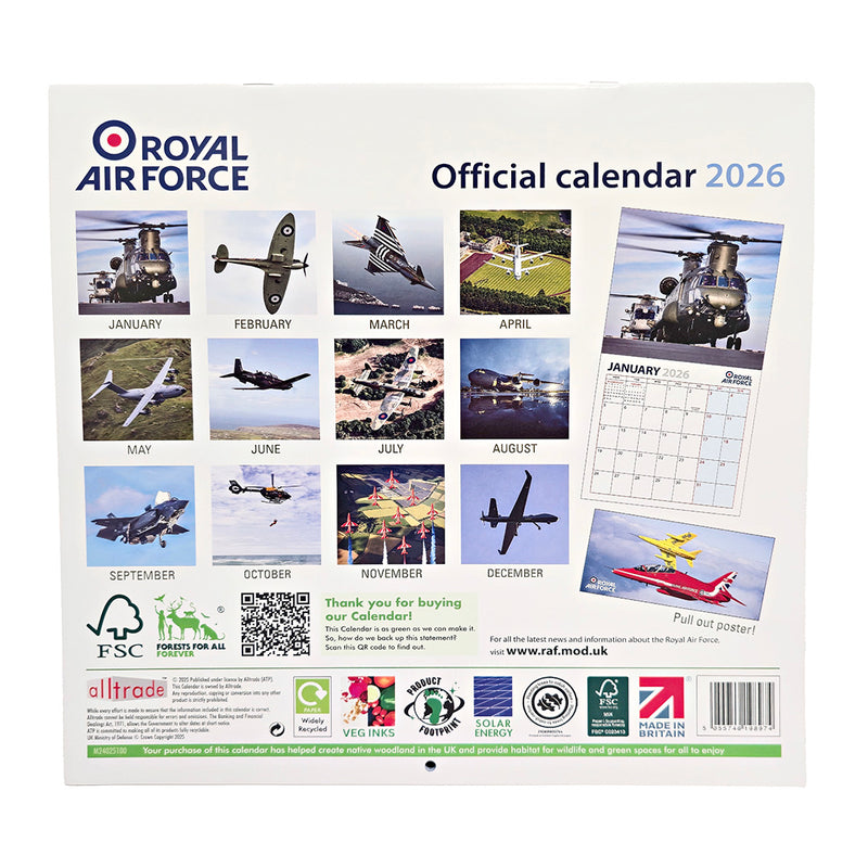 RAF 2026 Calendar