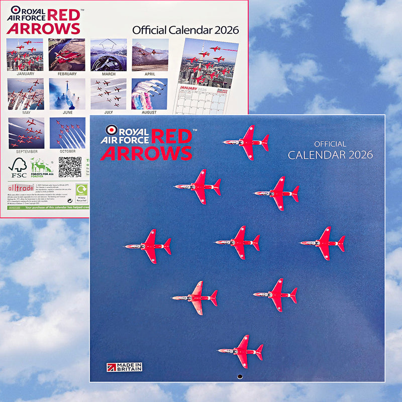 Official Red Arrows 2026 Calendar