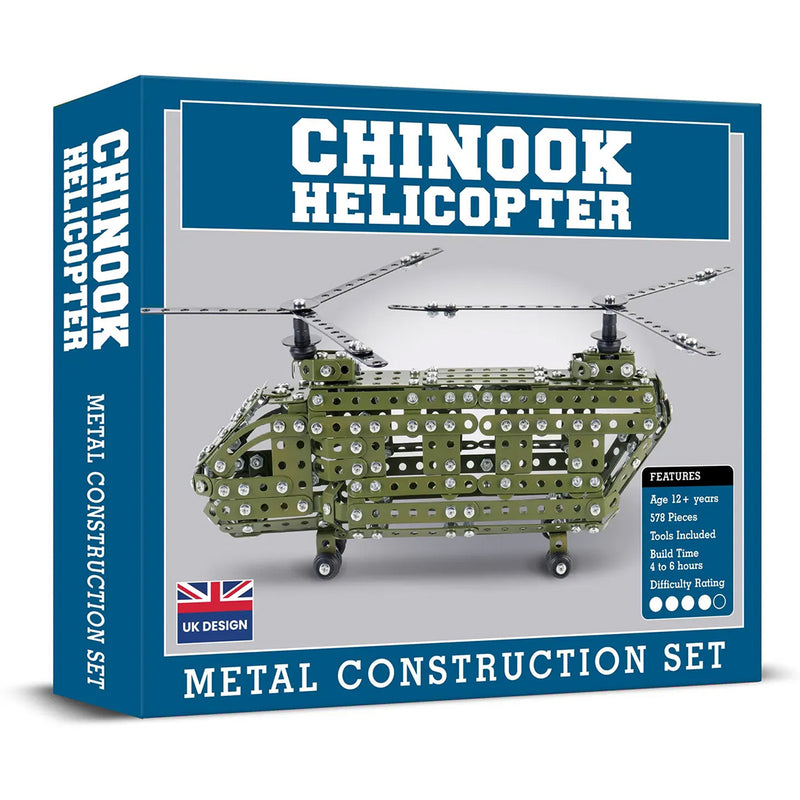 Chinook Helicopter Metal Construction Set