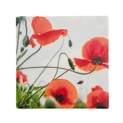 Poppy Ceramic Coaster