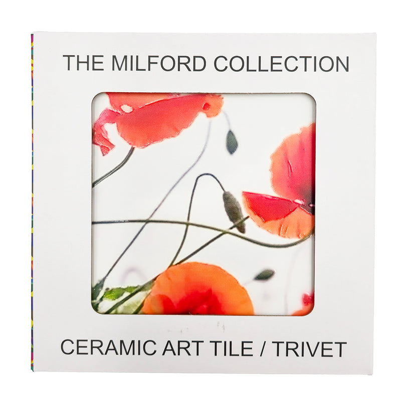 Poppy Ceramic Trivet