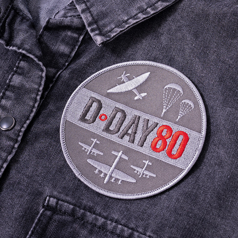 D-Day 80 Embroidered Badge