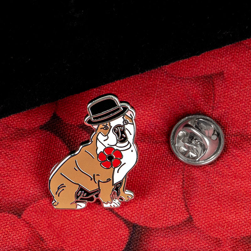 RBL - Churchill Bulldog Poppy Pin