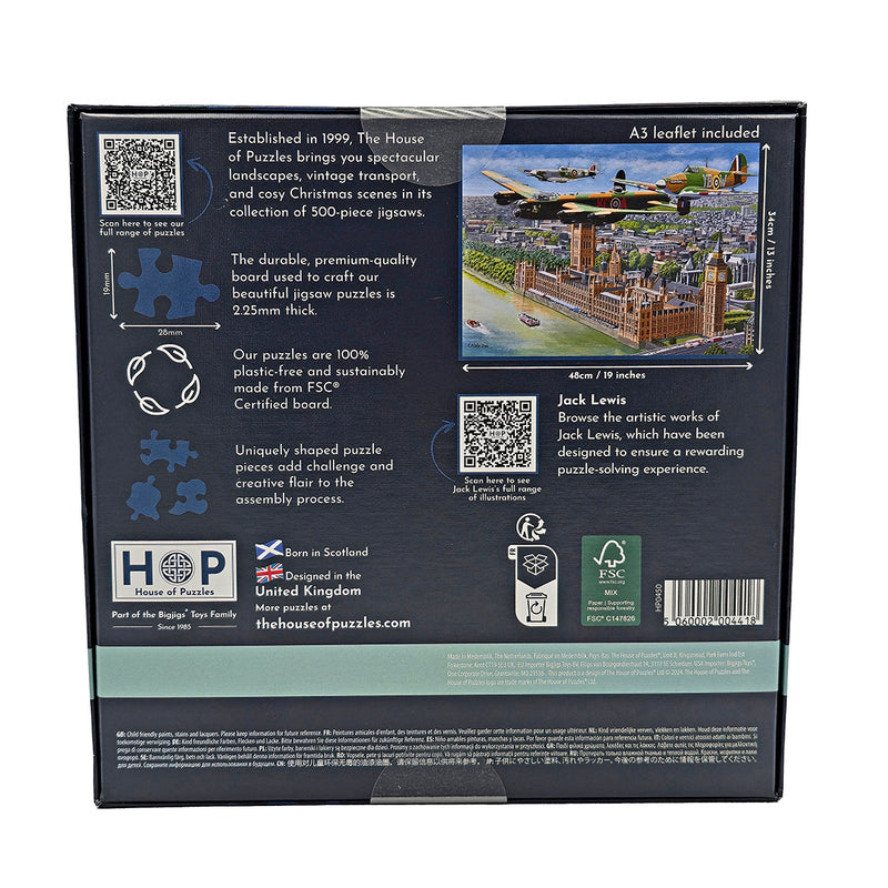 Battle of Britain Memorial (BBMF) Flight 500 piece puzzle "Fly Past"