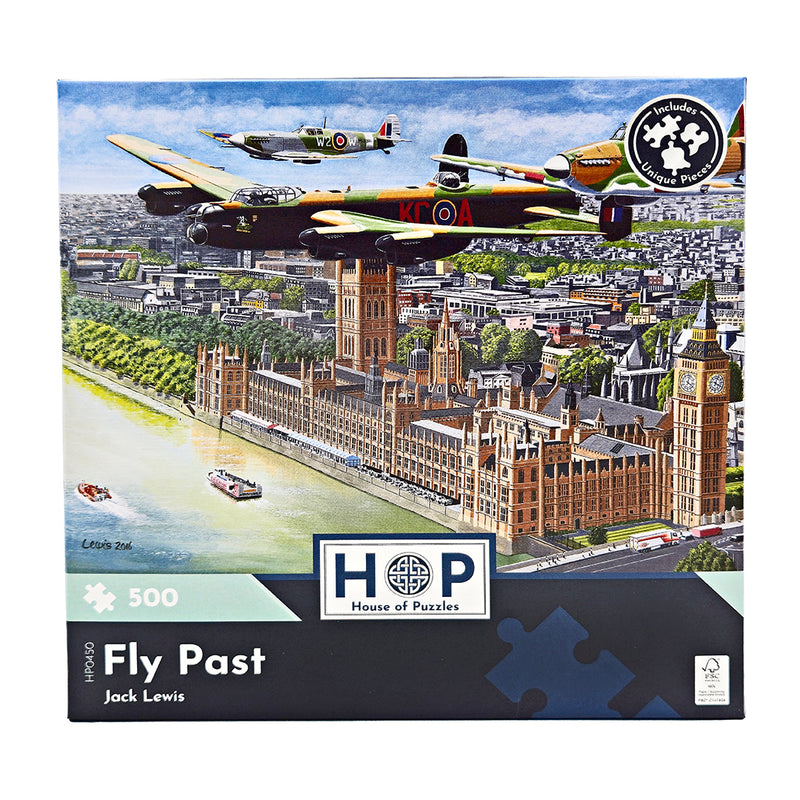 Battle of Britain Memorial (BBMF) Flight 500 piece puzzle "Fly Past"