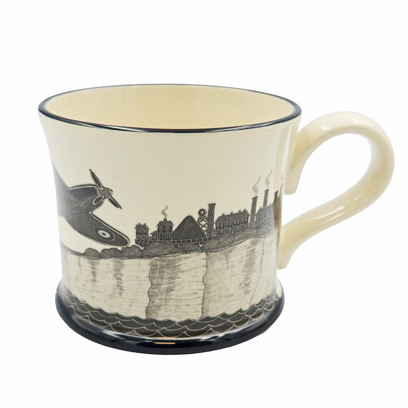 Spitfire over Dover Mug
