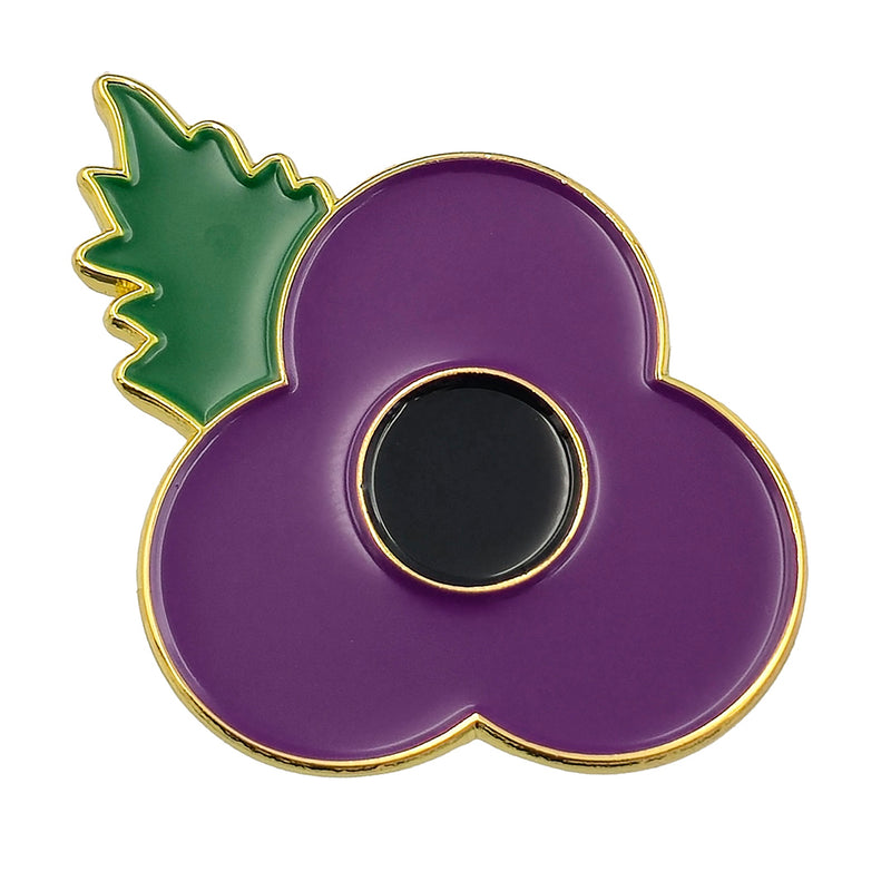 Purple Poppy Pin