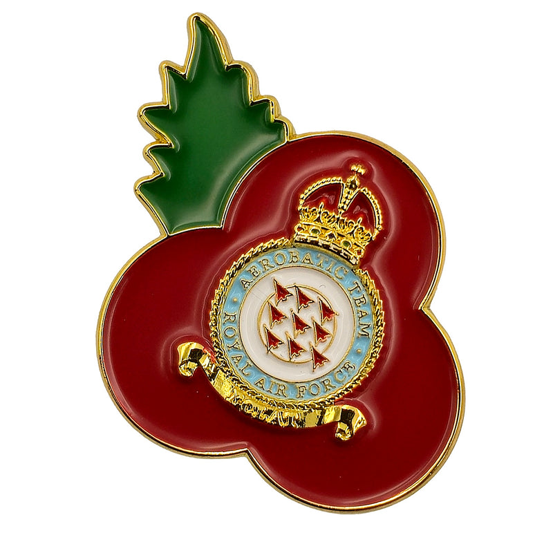 Red Arrows Poppy Pin 