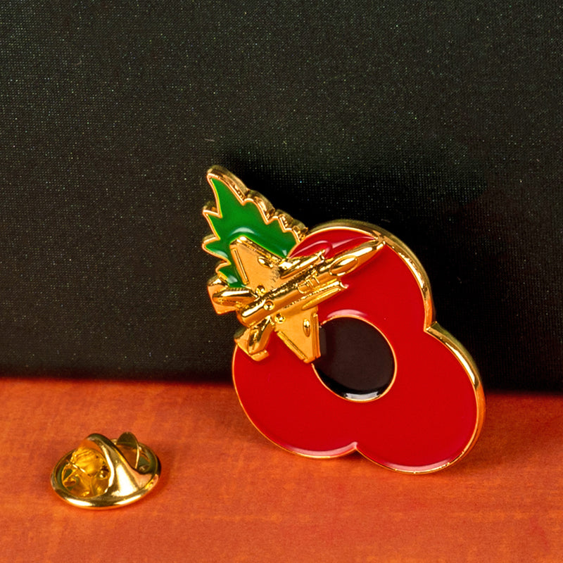 F-35 Poppy Pin