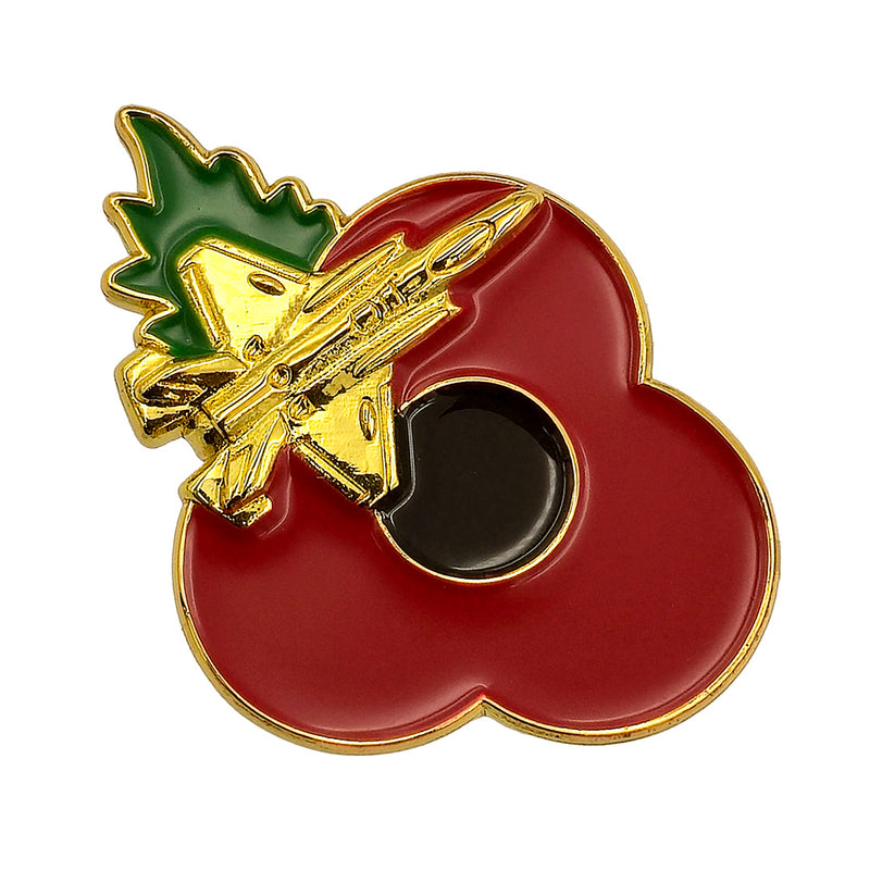 F-35 Poppy Pin