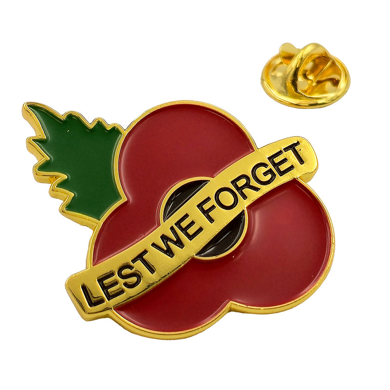 Lest We Forget Poppy Pin