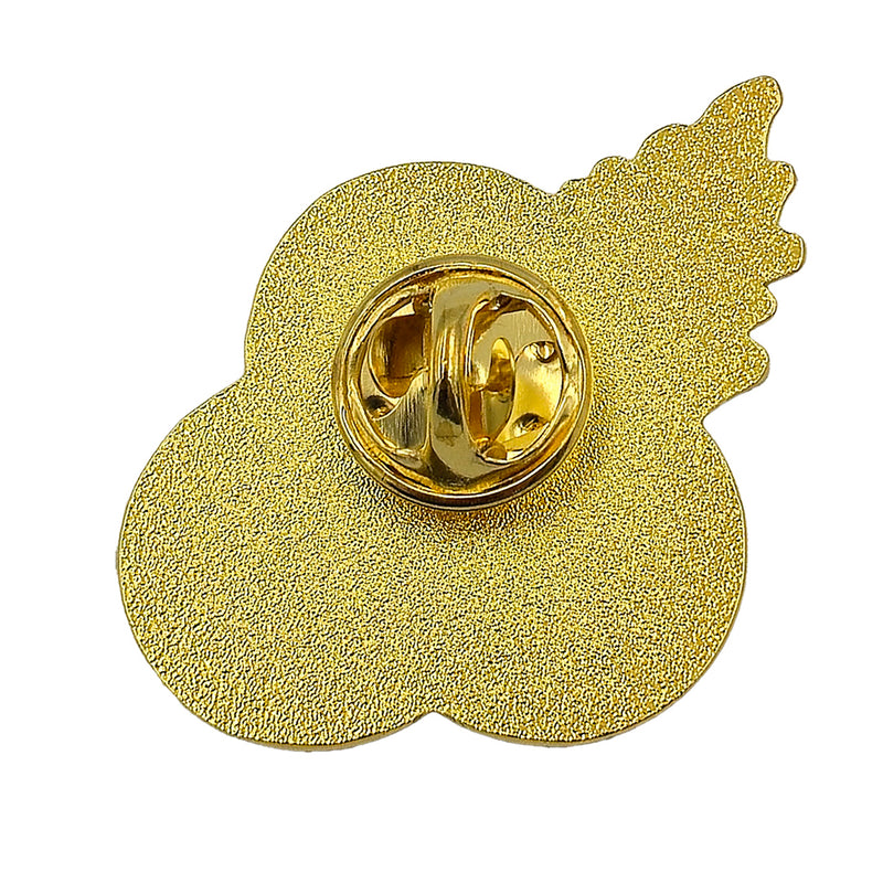 RAF Crest Poppy Pin