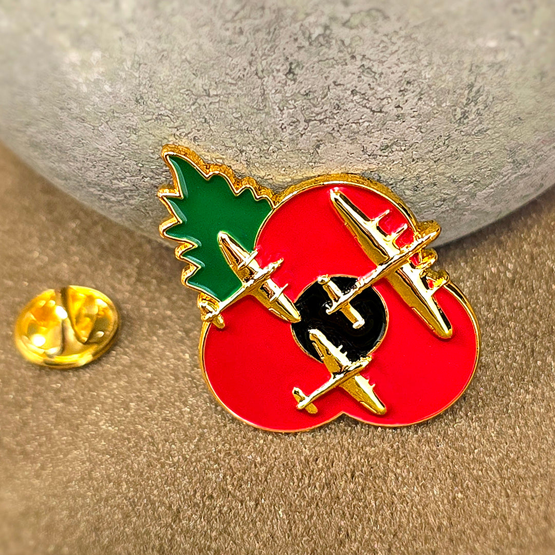 Poppy Pin Rugby Battle of Britain Poppy Pin - RAFATRAD