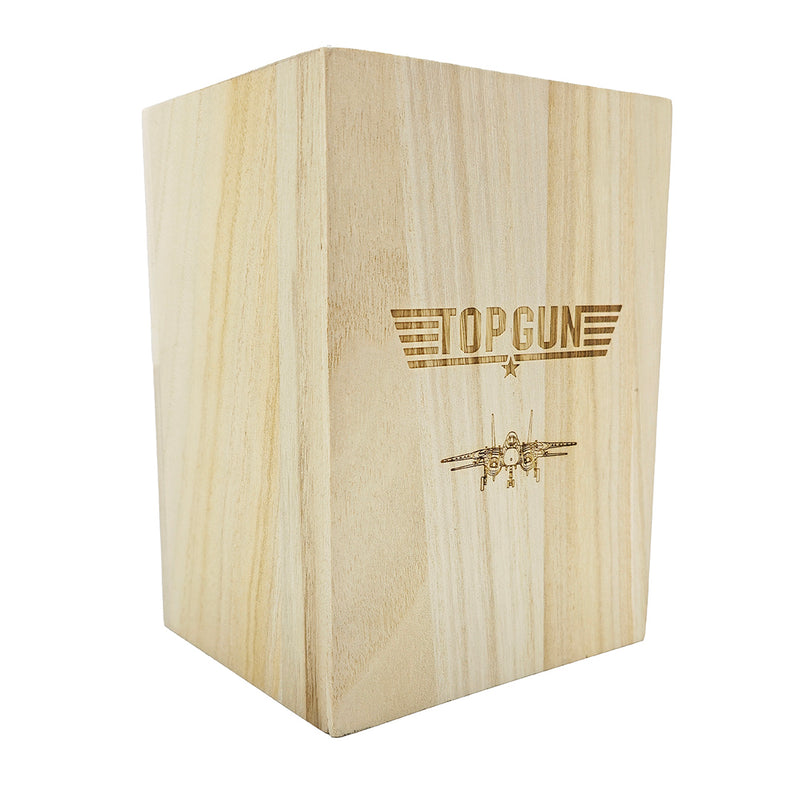 Top Gun Whisky Tumbler with Stones in Wooden Box