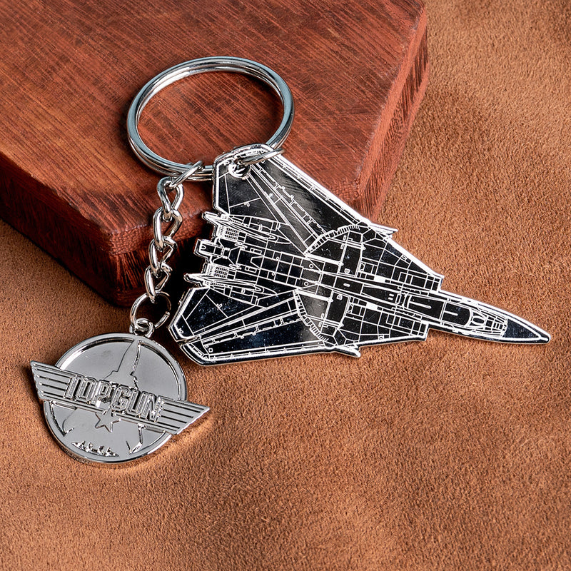 Top Gun Metal Fighter Jet Keyring