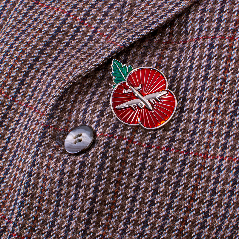 Poppy Pin Badge Lancaster