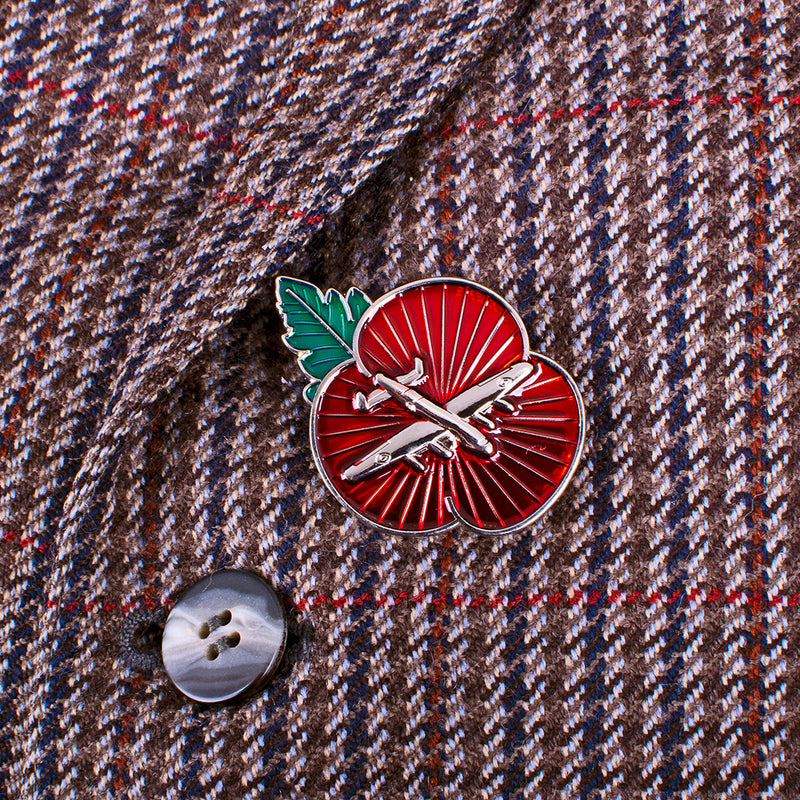 Poppy Pin Badge Lancaster