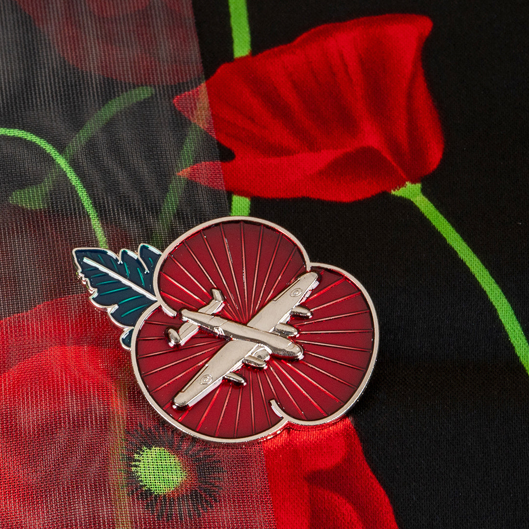 Poppy Pin Rugby Lancaster Poppy Pin Badge | Remembrance | RAFA Shop - RAFATRAD