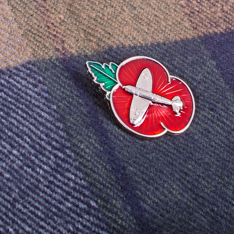 Poppy Pin Badge Spitfire 