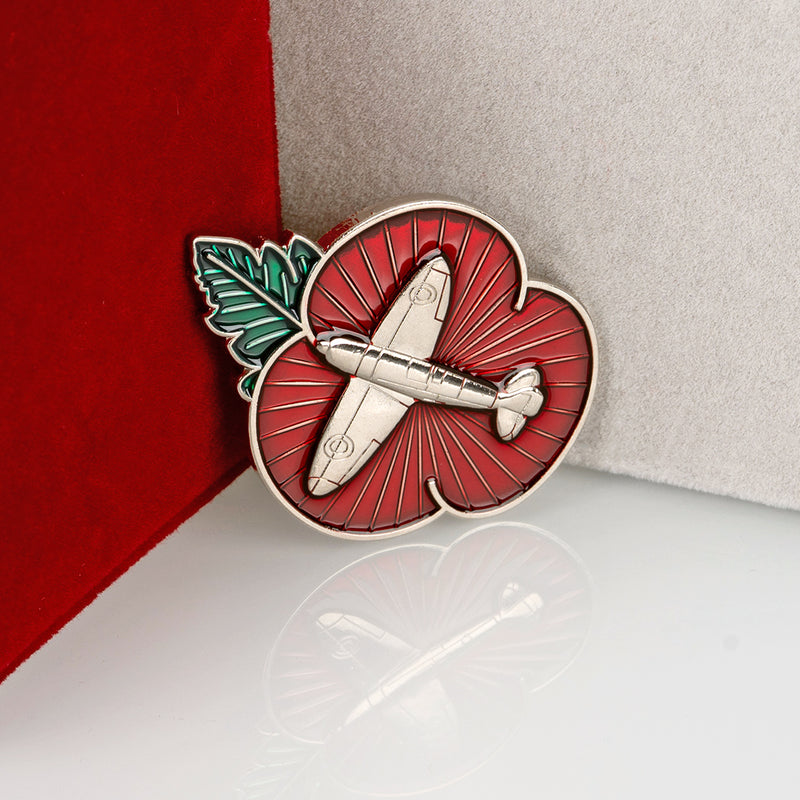Poppy Pin Badge Spitfire