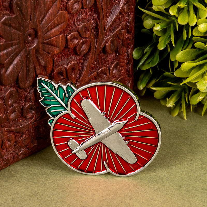 Poppy Pin Badge Hurricane