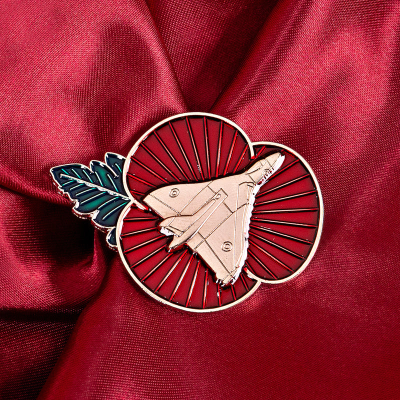 Poppy Pin Badge Vulcan